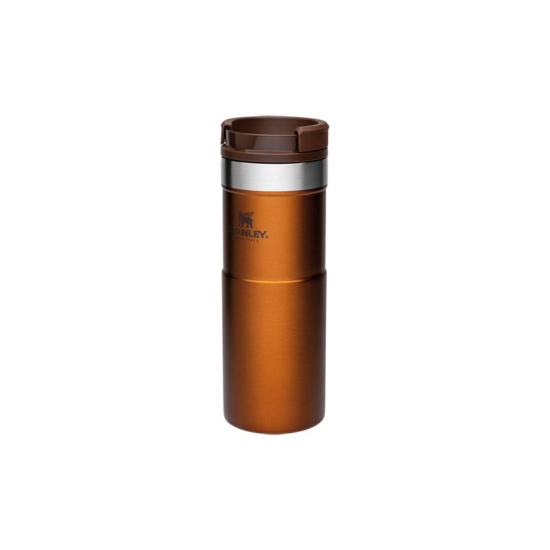 Thermo-Fahrradflasche, Stanley Classic Neverleak Travel Mug 16oz \/ 470ml Maple