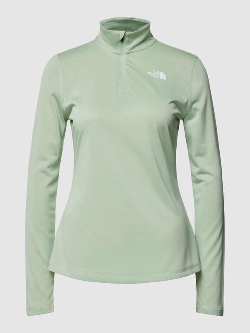 Sweatshirt mit Label-Print in mint