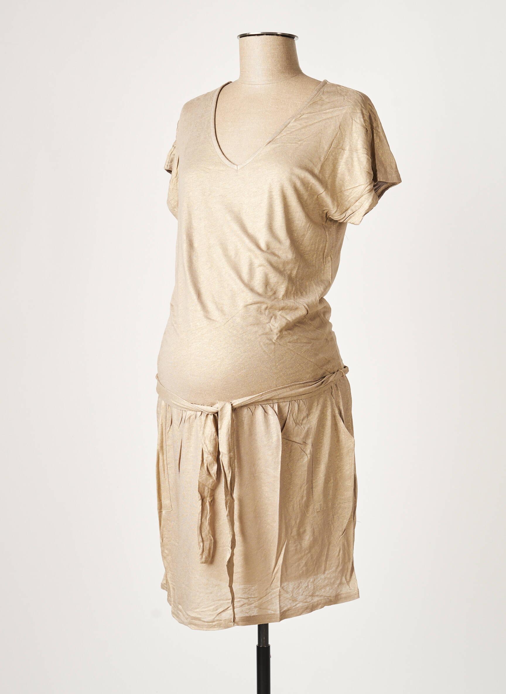 Colline Robes Maternite Femme couleur beige