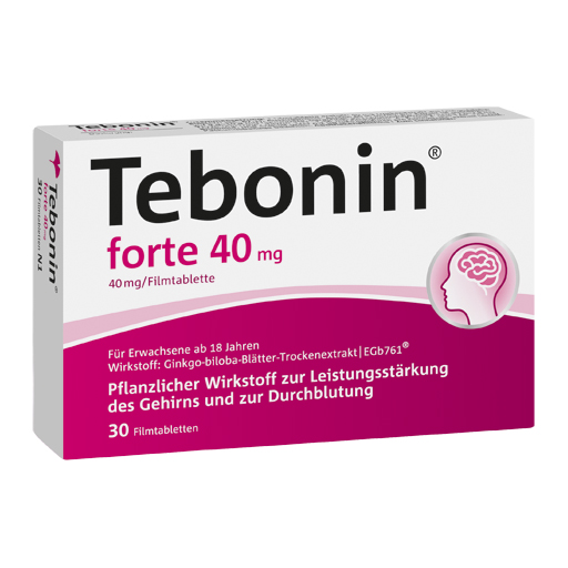 TEBONIN forte 40 mg Filmtabletten  30 St  Filmtabletten