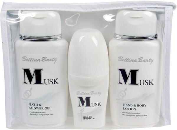 Bettina Barty Musk Body Lotion + Duschgel + Deo Körperpflegeset