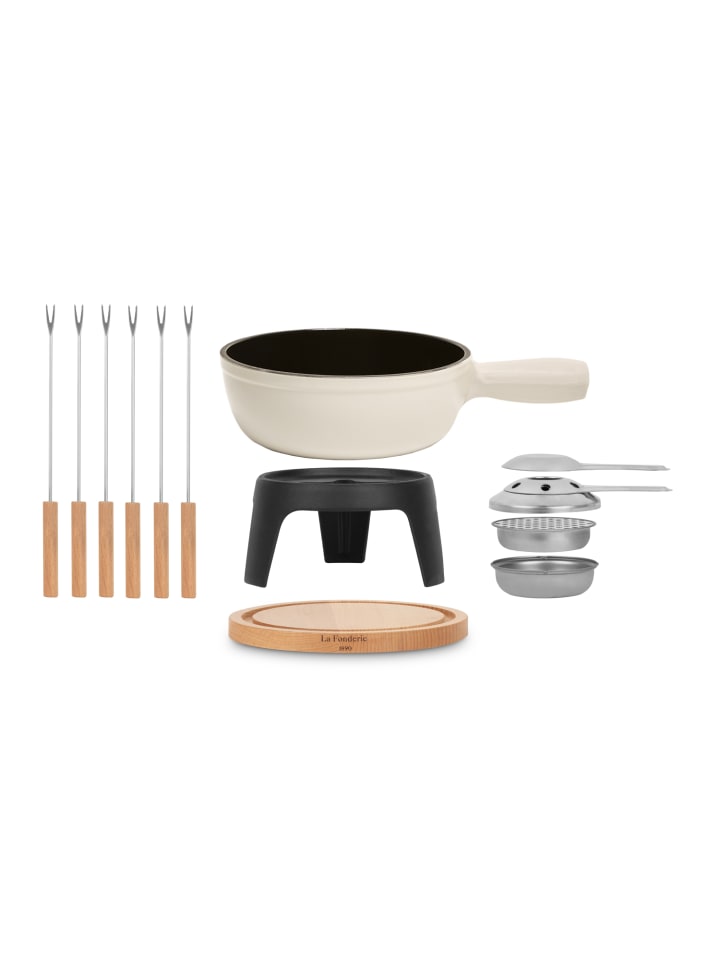 HKoenig Fondue-Gerät MONT BLANC Weiss günstig kaufen onesize