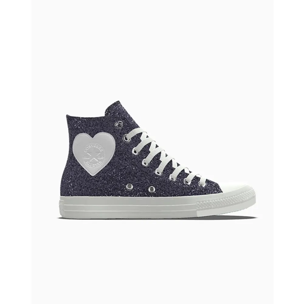 Converse Custom Chuck Taylor All Star Premium Wedding By You A02245CSP24_GREY_GLITTER / schwarz