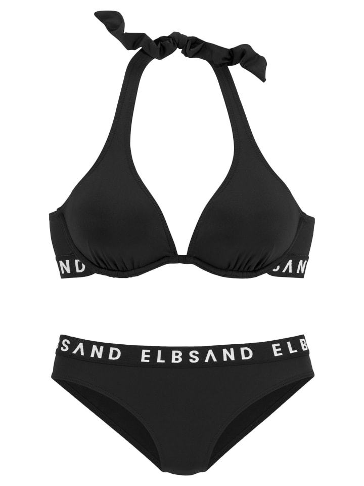 ELBSAND Bügel-Bikini in schwarz günstig kaufen