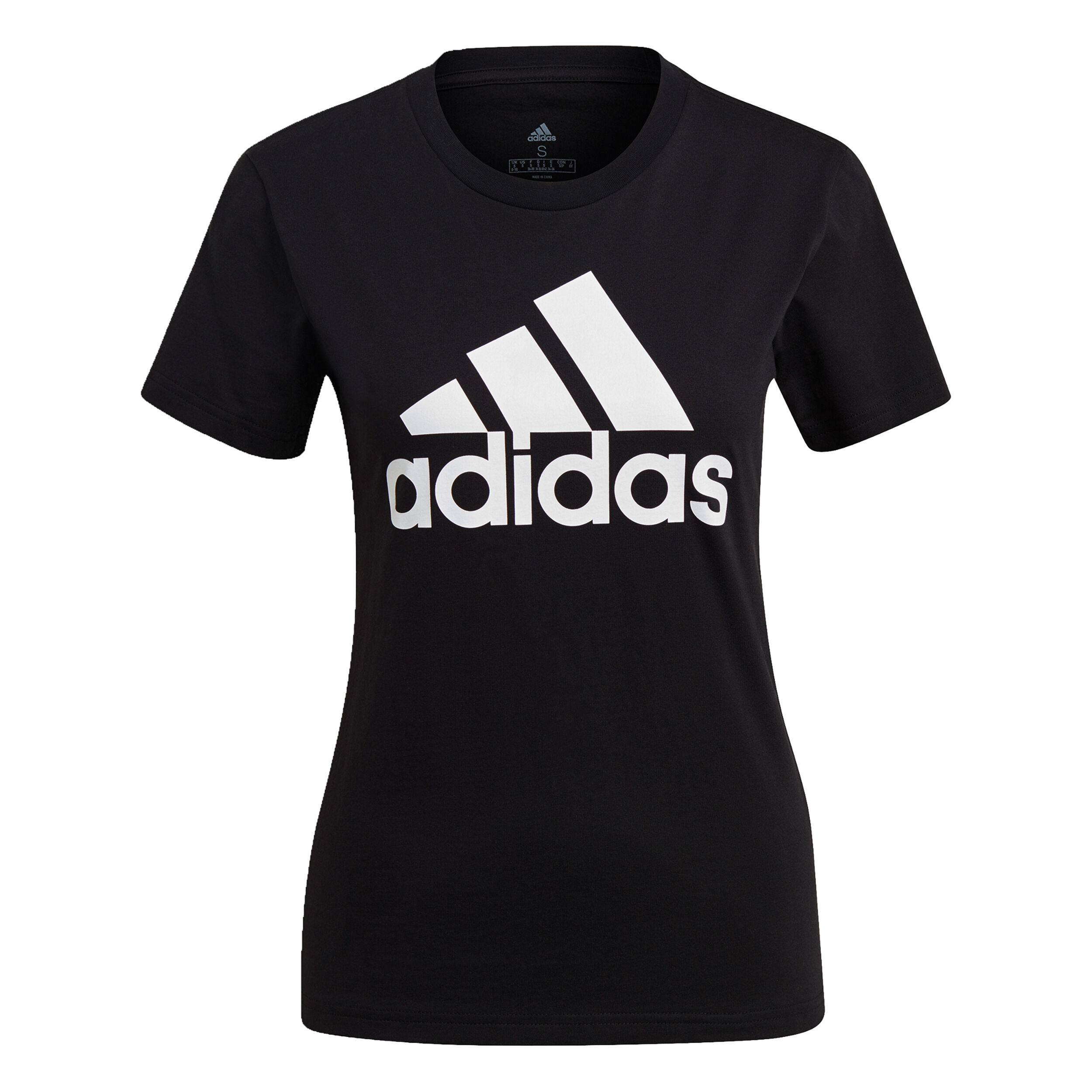 Big Logo T-Shirt Damen - Schwarz