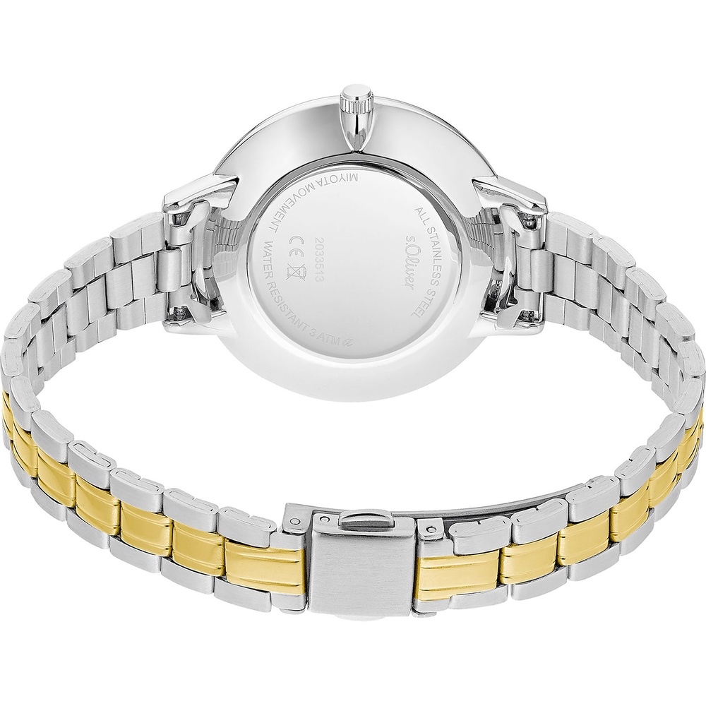 s.Oliver Montre pour femme Acier inoxydable Montre