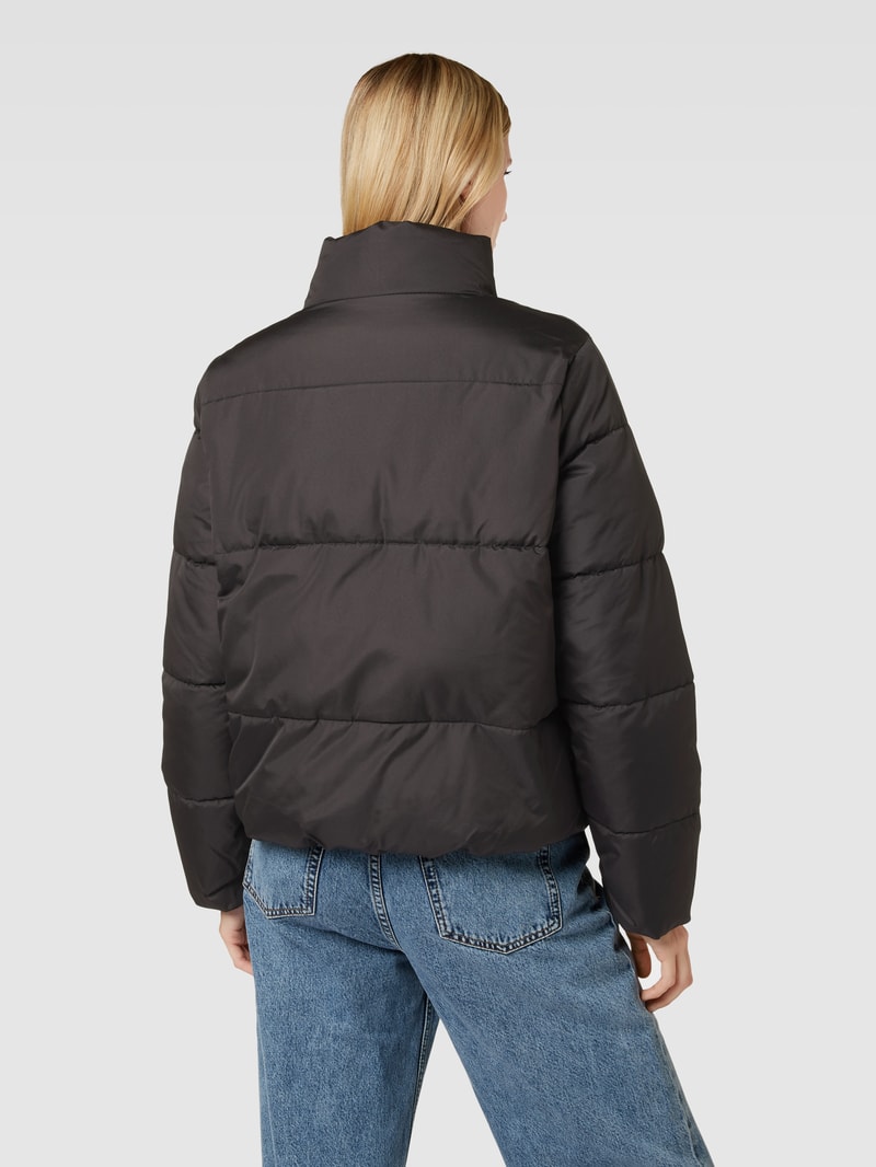 Steppjacke mit Stehkragen Modell 'TATE' in schwarz