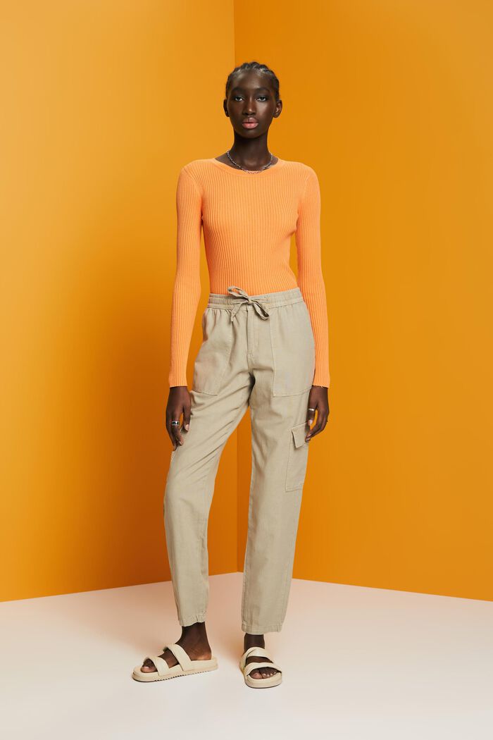 Cargohose aus Materialmix mit TENCEL™