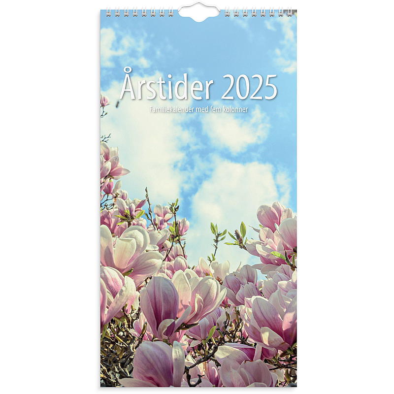 Veggkalender familiens årstider 2025