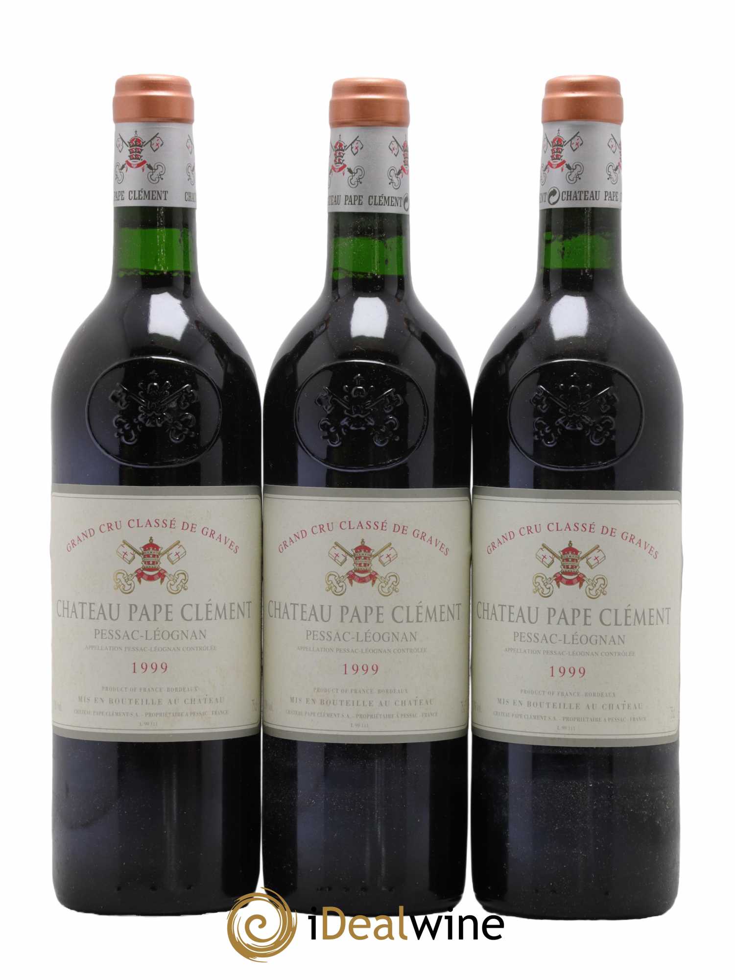 Château Pape Clément Cru Classé de Graves  1999 - Lot de 12 Bouteilles