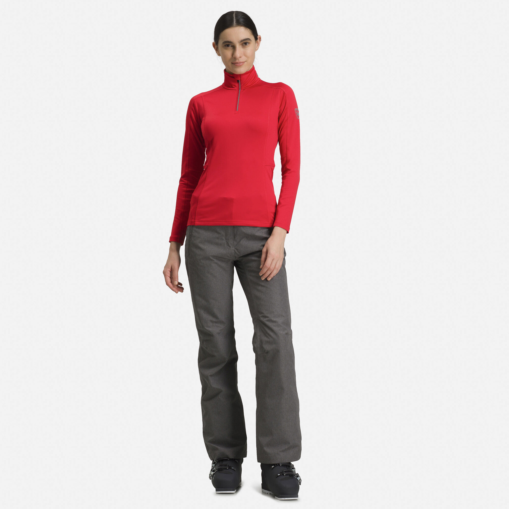 Sous-pull Classique demi-zip Femme