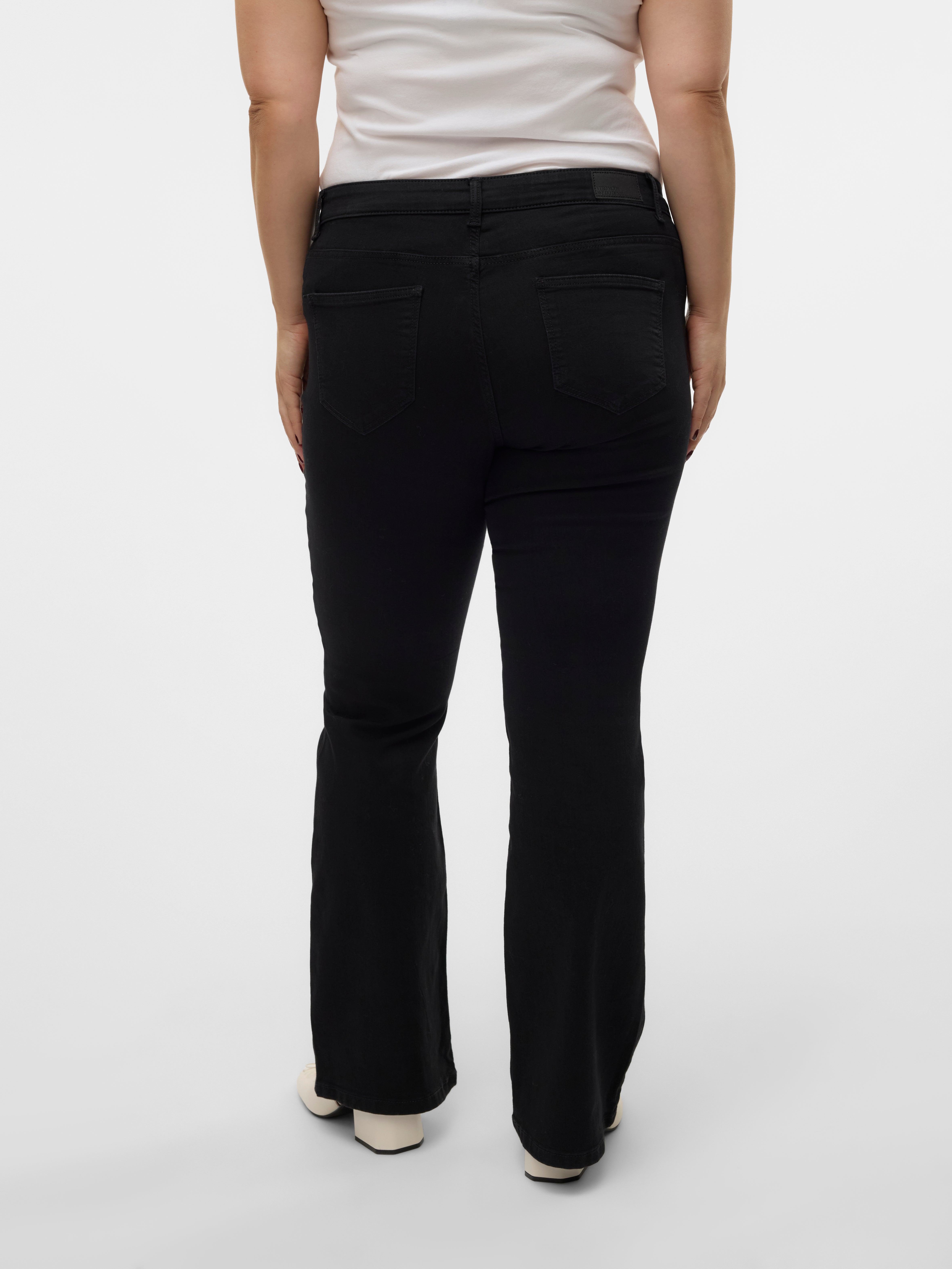 VMSIGI Niedrige Taille Ausgestellt Jeans