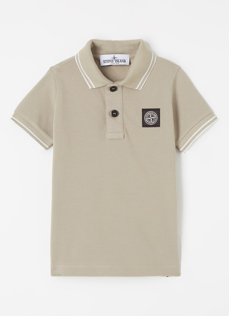 Stone Island 21348 pamučna piqué polo majica s vezom logotipa