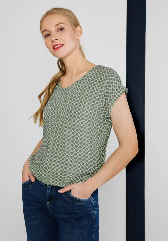 Street One Viskose Bluse mit Muster
