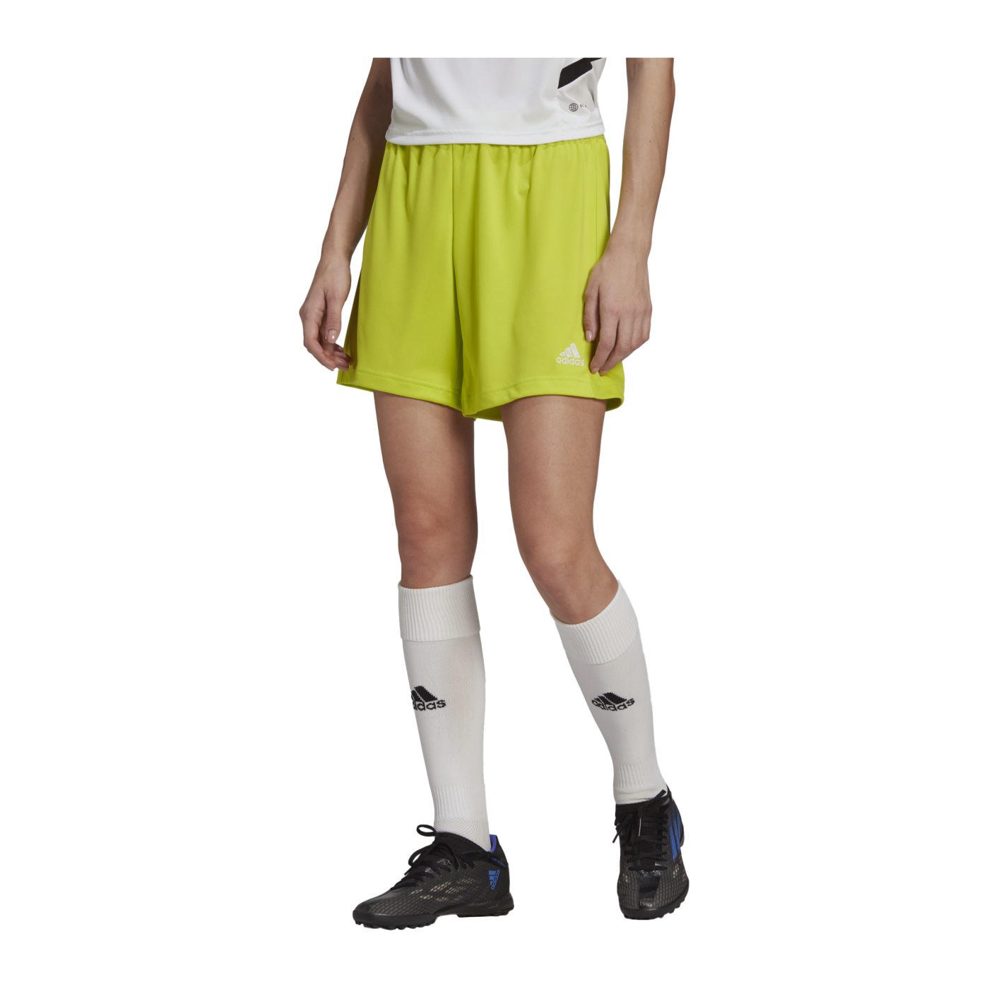 adidas Entrada 22 Short Damen Grün Weiss