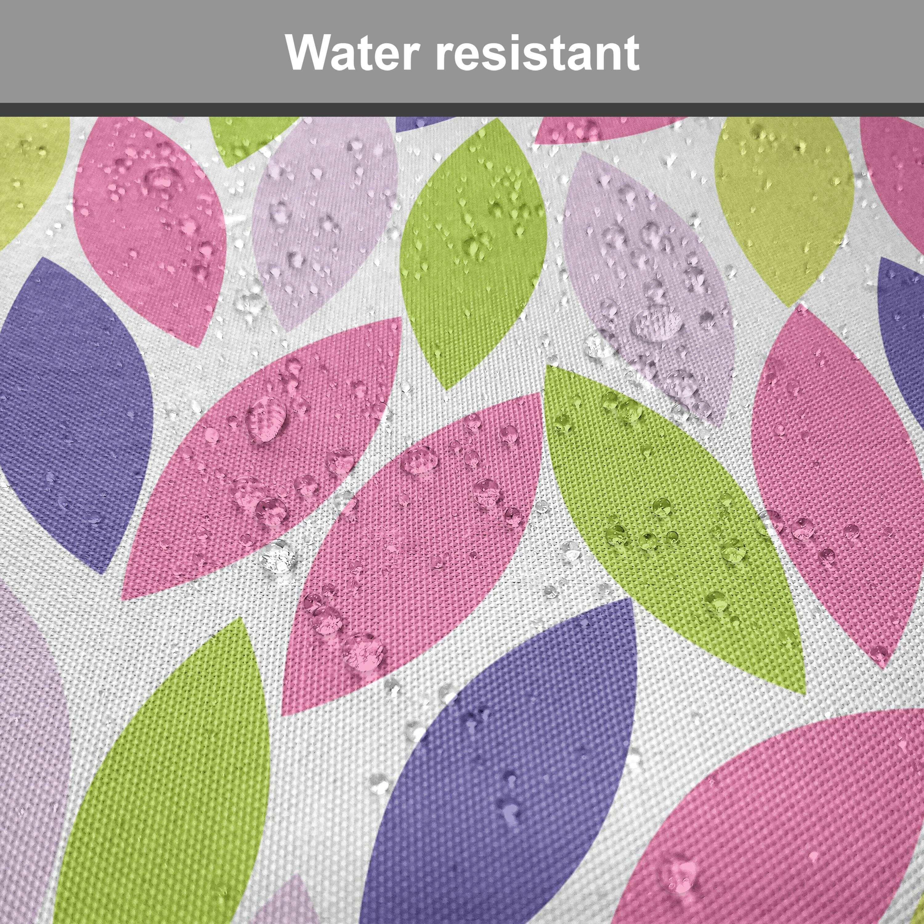 Abakuhaus Stuhlkissen Dekoratives wasserfestes Kissen mit Riemen für Küchensitze, Natürlich Botanic Blatt-Muster