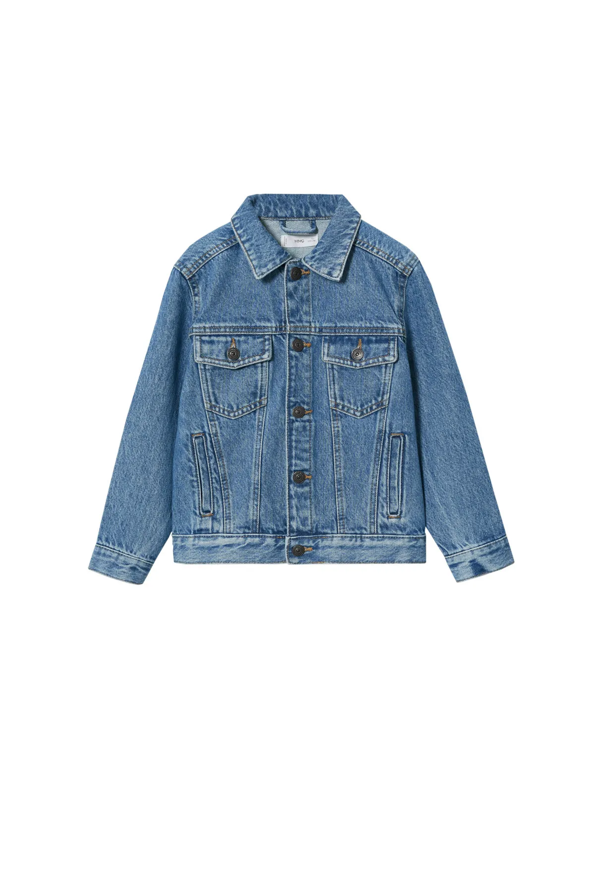 MANGO Kids  37011503 Jacken und Blazer Mittelblau