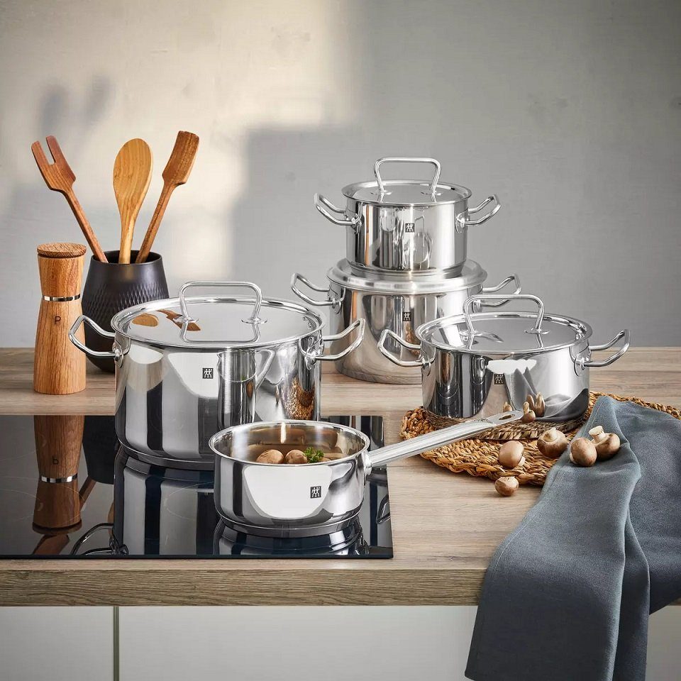 Zwilling Topf-Set Zwilling Kochgeschirrset Twin Classic 5-teilig, Edelstahl (5-tlg)