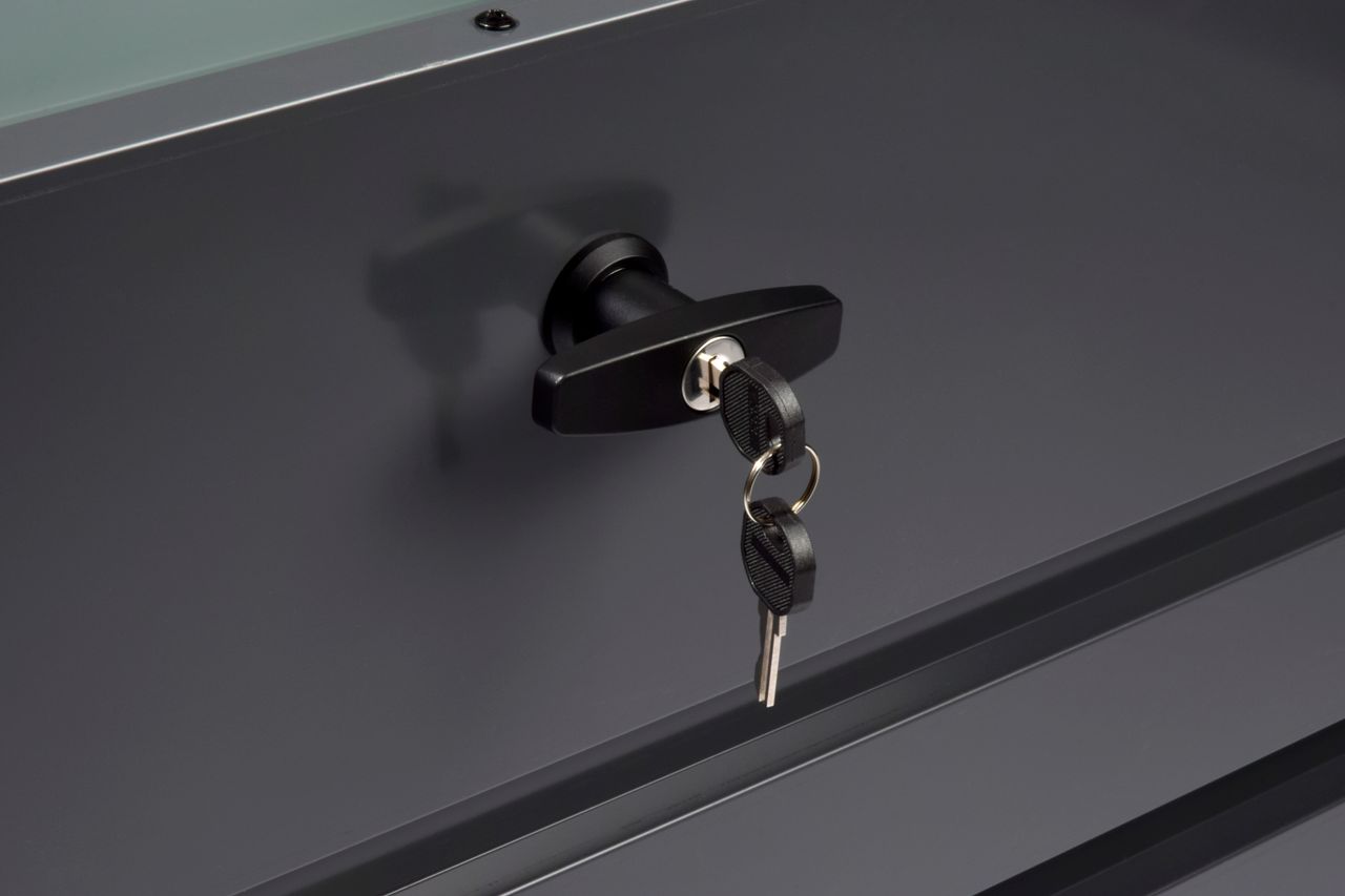 dobar Große Metall-Gartentruhe Valor 300l