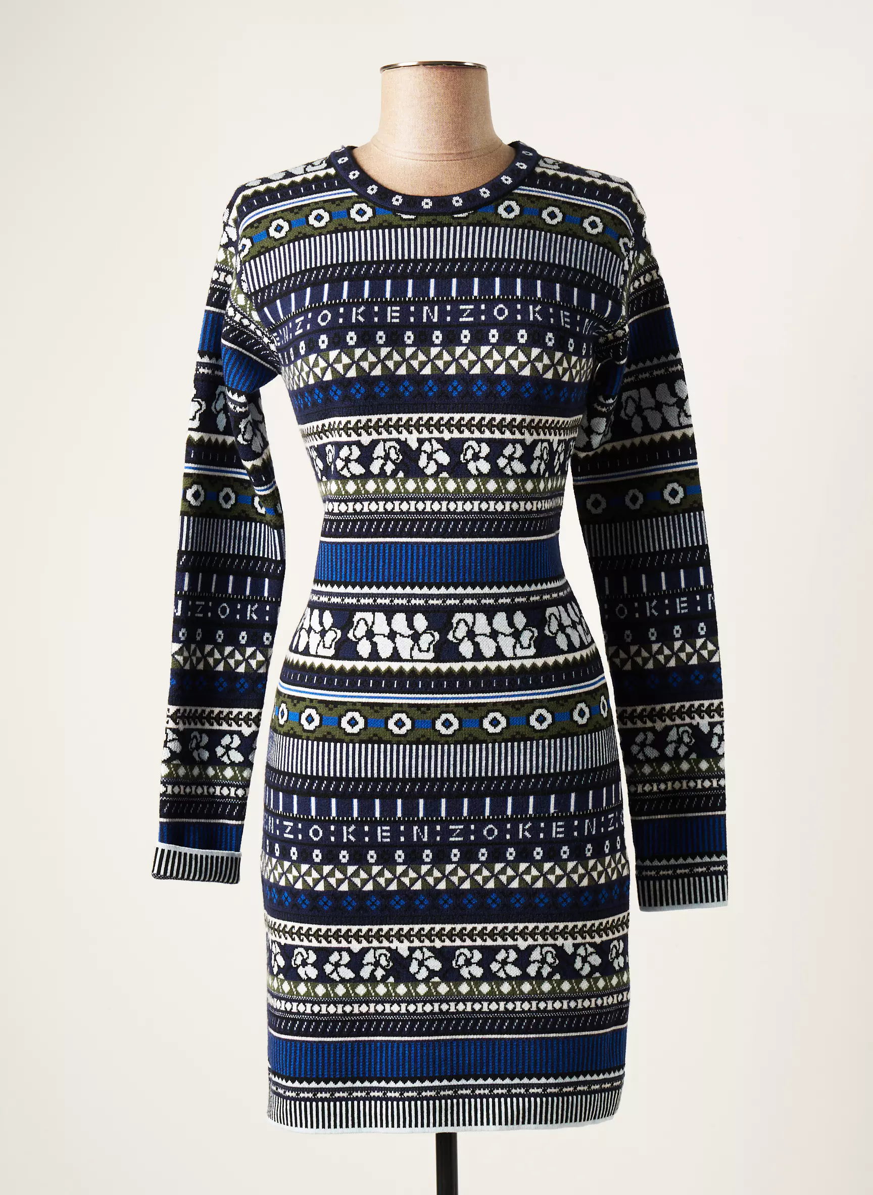 Kenzo Robes Pulls Femme couleur bleu