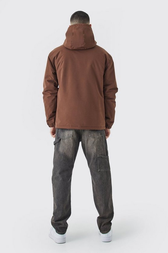 Man Parka mit Kapuze
