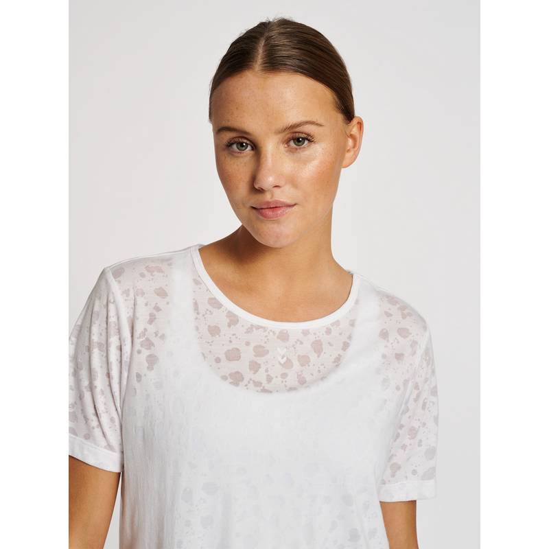 hummel hmlMT IRIS BURNOUT CROP T-SHIRT T-Shirt Damen