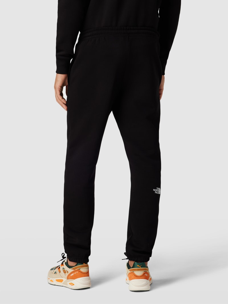 Sweatpants mit elastischem Bund in schwarz