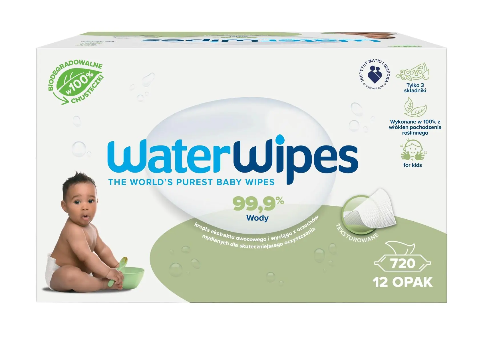 Влажне марамице Bio Soapberry - Влажне марамице за бебе 12 x 60 ком.