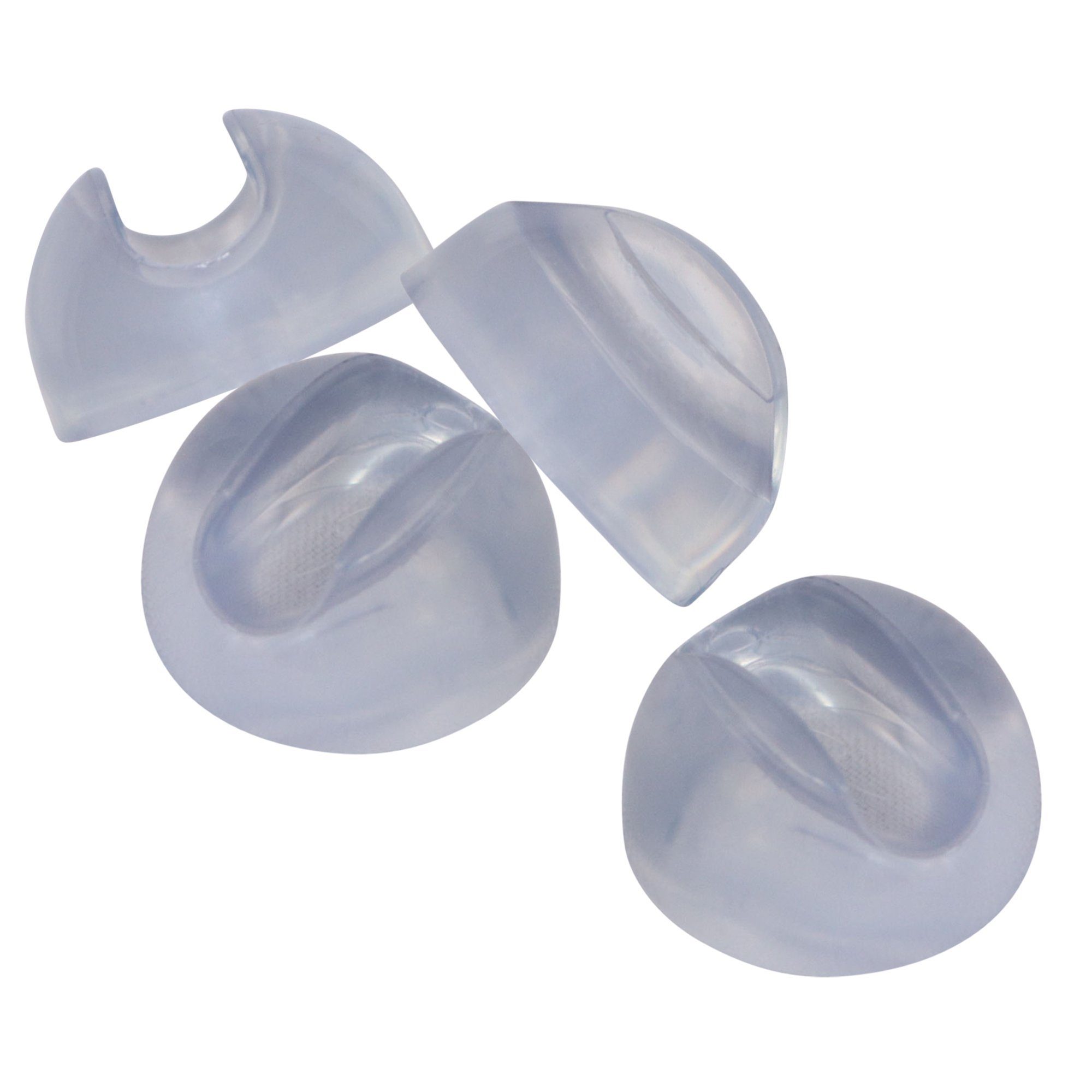 Melko Möbelfuß Bodenschutz 4er Set Hairpin Tischbeinschoner 12mm Schwarz Transparent, (4er Set), Rutschfest