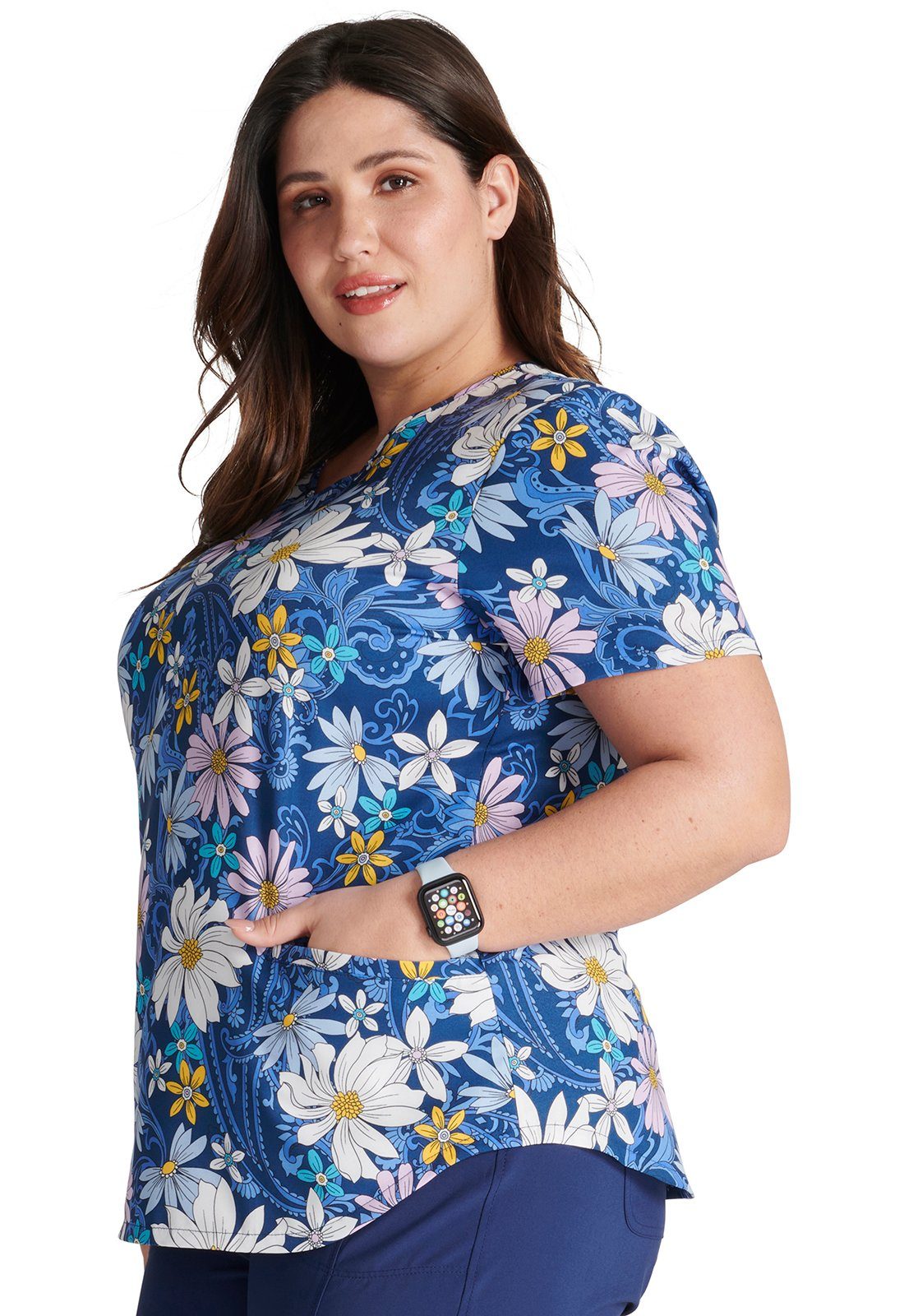Cherokee Funktionsbluse Bunt bedruckter Damen Kasack 