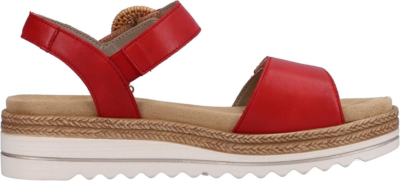 REMONTE Klassische Sandalen rot