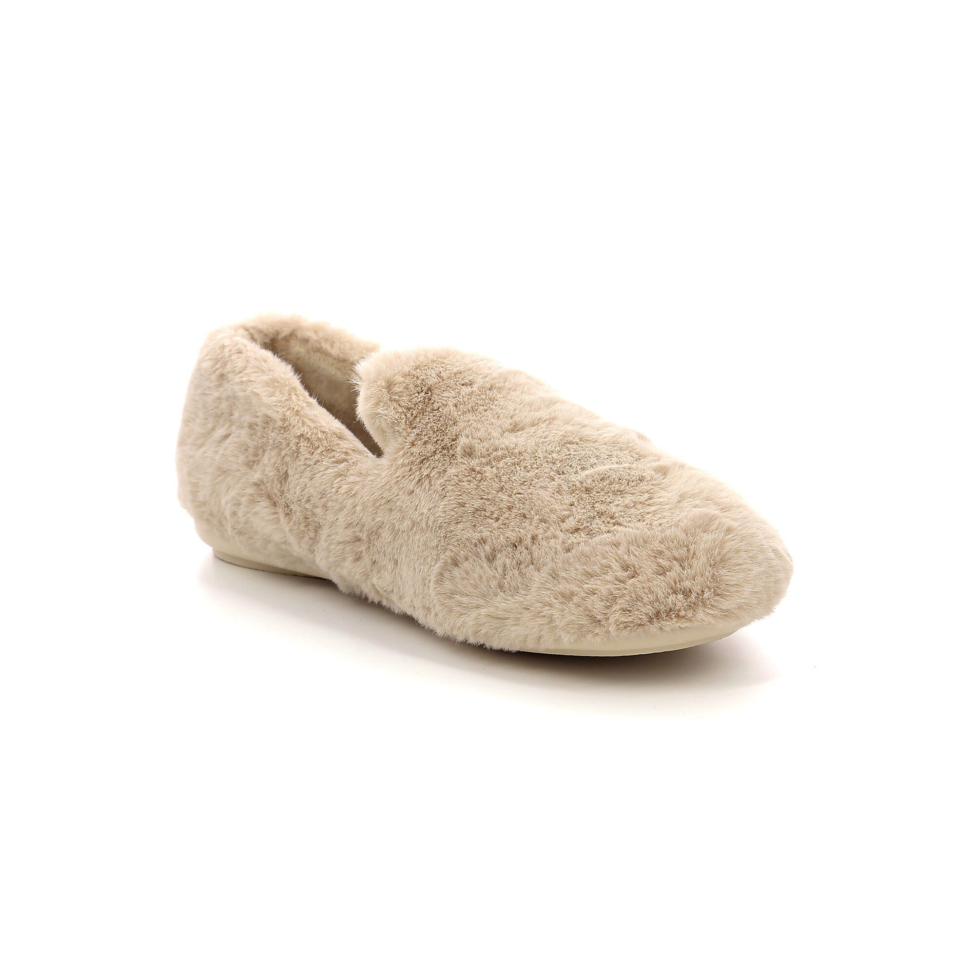 Chaussons femme en fausse fourrure DIM