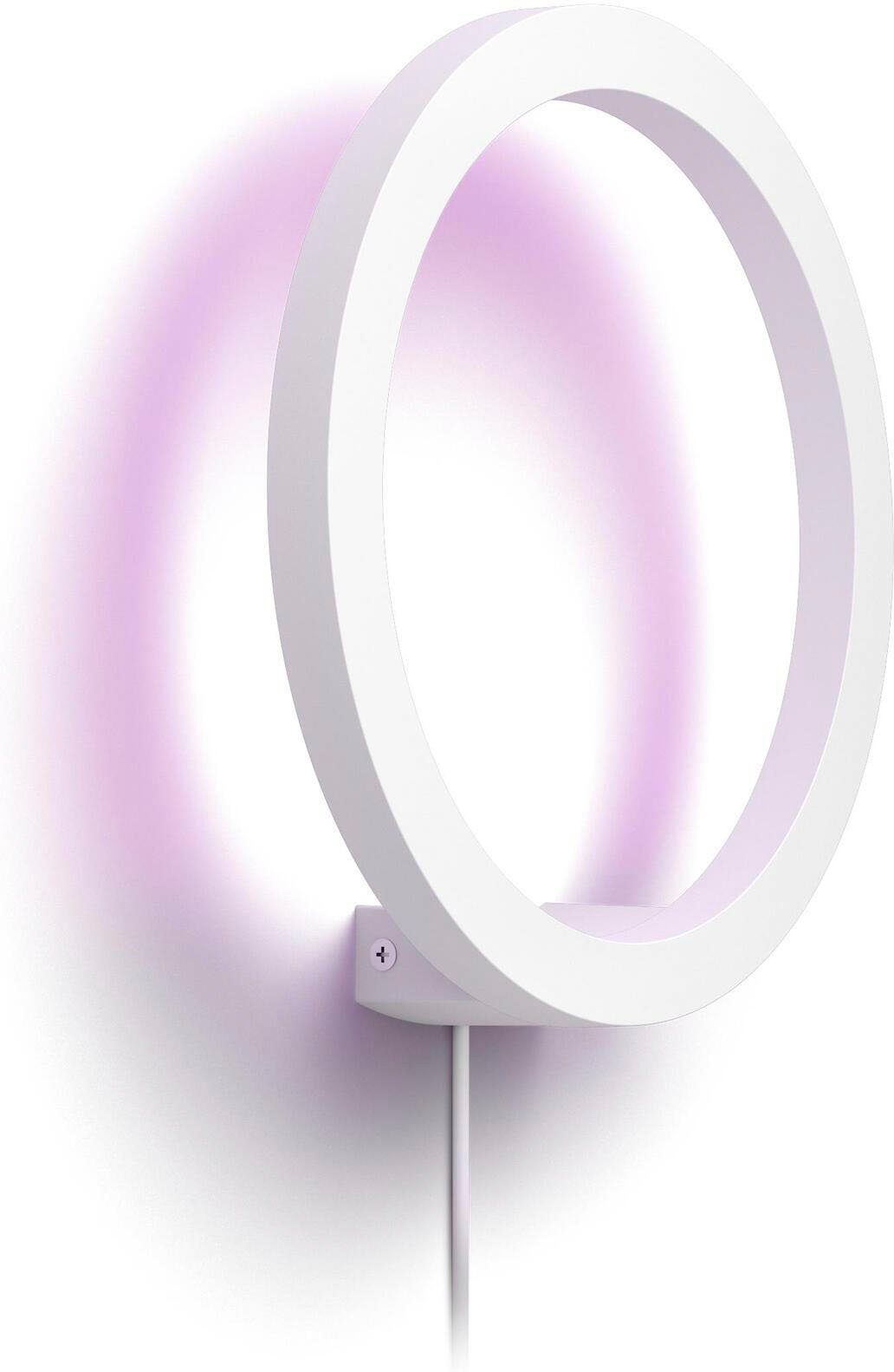 Philips Hue LED Wandleuchte Sana, Dimmfunktion, LED fest integriert, Farbwechsler