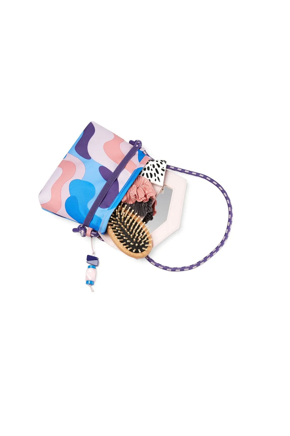 satch  Clutch - Rosa - Strukturiert