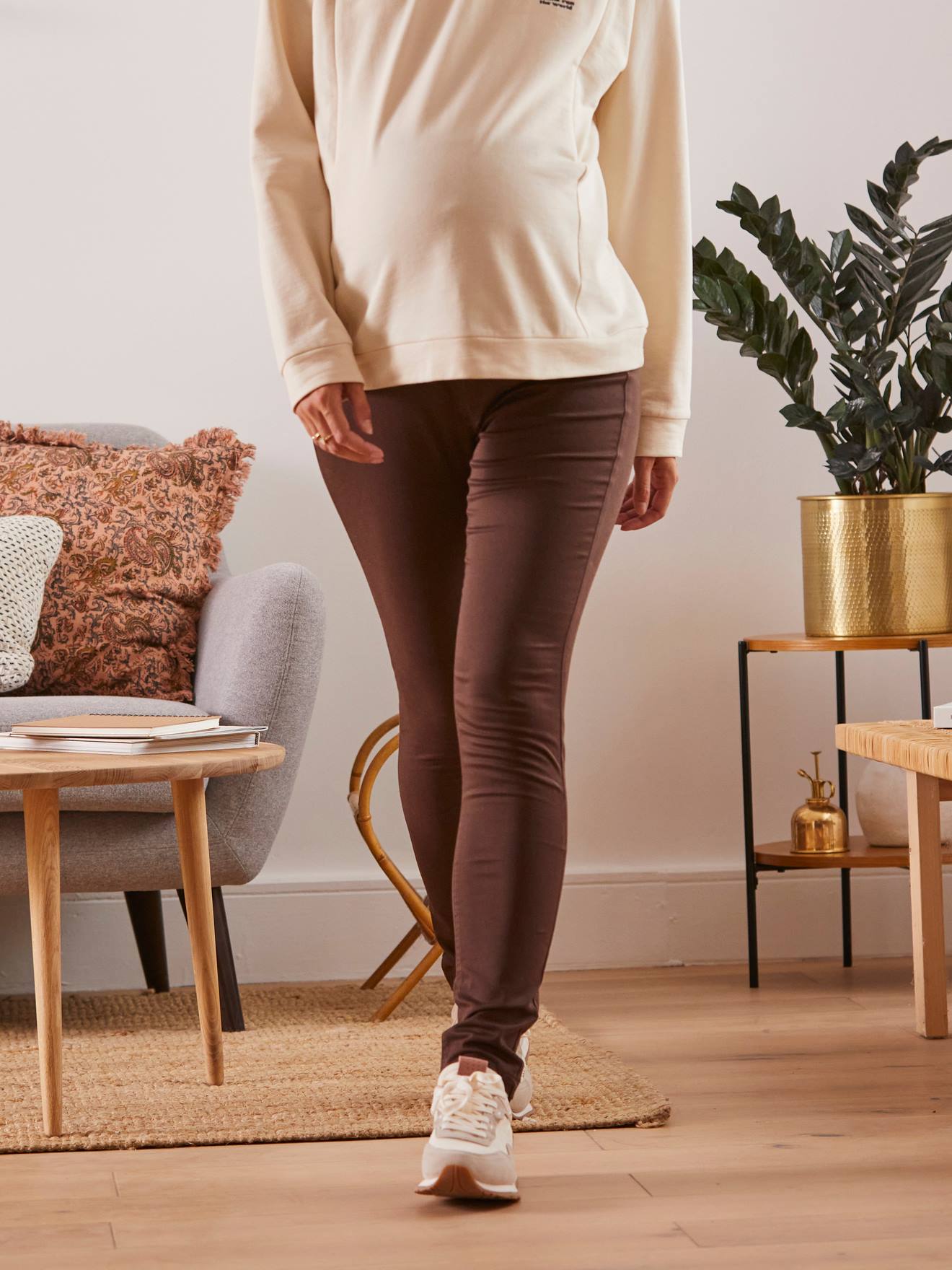 Vertbaudet Umstands-Treggings, Schrittlänge 82 cm - schwarz
