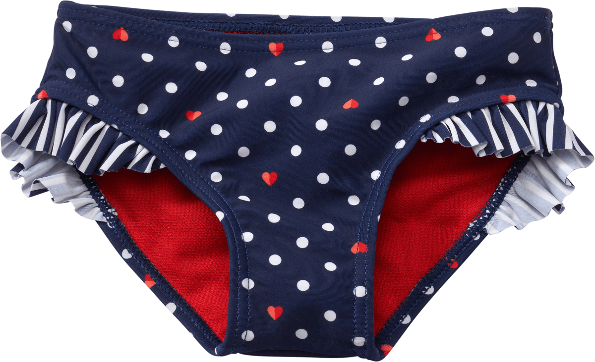 Badehose mit Punkte-Muster, blau, Gr. 86/92, 1 St