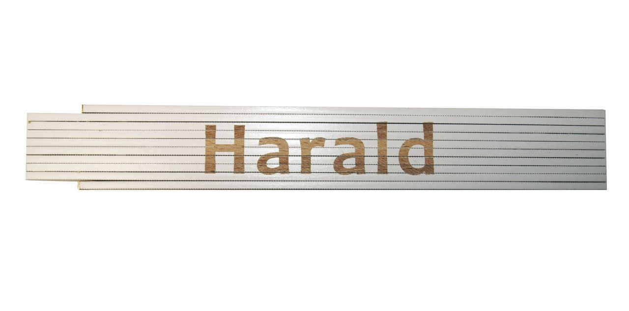 Heka Werkzeuge GmbH Meterstab weiß Harald