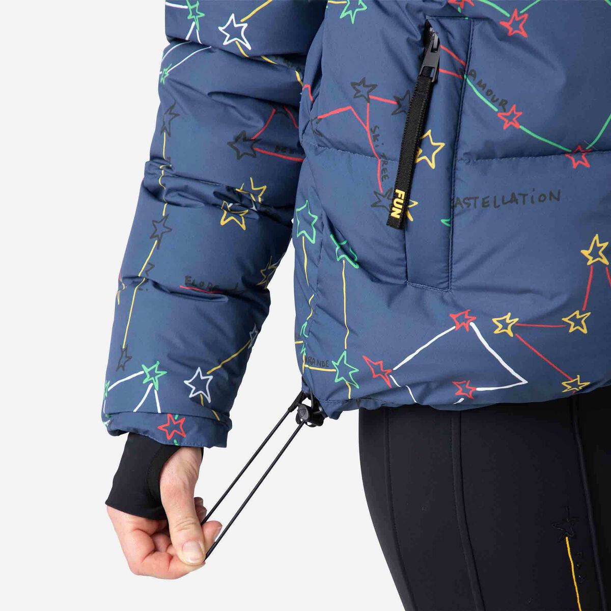 JCC Modul Printed Down Bomberjacke für Damen