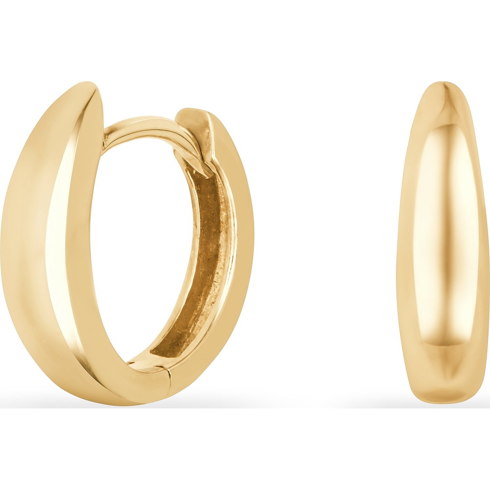 FAVS Créoles 585 Or jaune Boucles d'oreilles