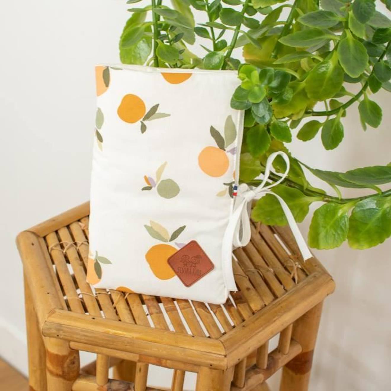 Protége carnet de santé bébé en coton