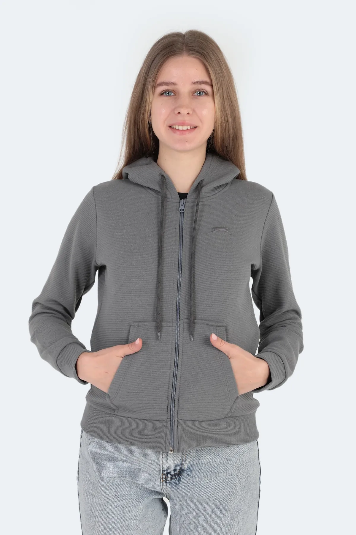 Slazenger  Pema I Damen Sweatshirt Dunkelgrau