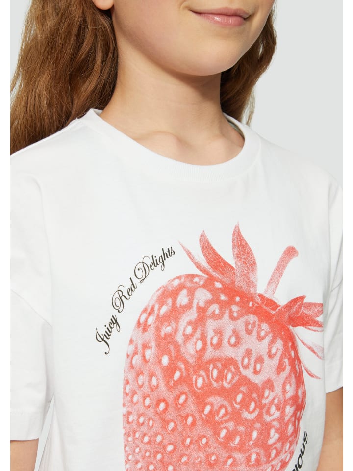 s.Oliver T-Shirt kurzarm in Weiß günstig kaufen
