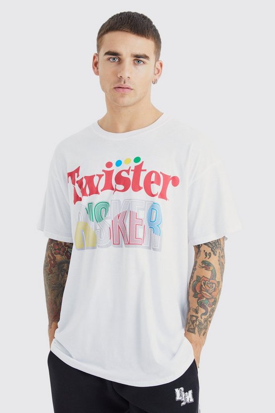 Oversize T-Shirt mit lizenziertem Twister-Print