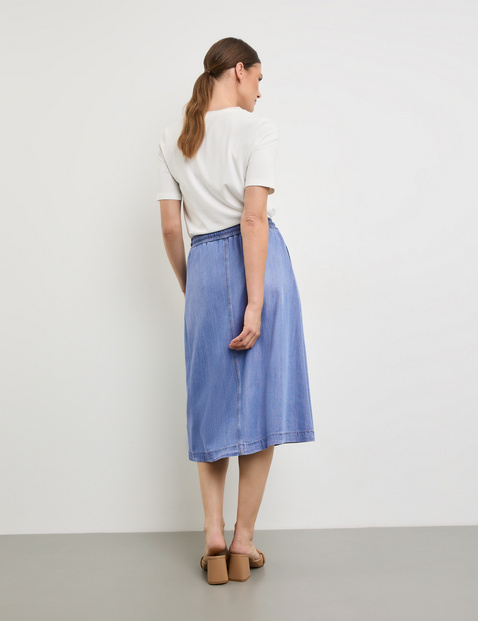 Jeansrock in A-Linie