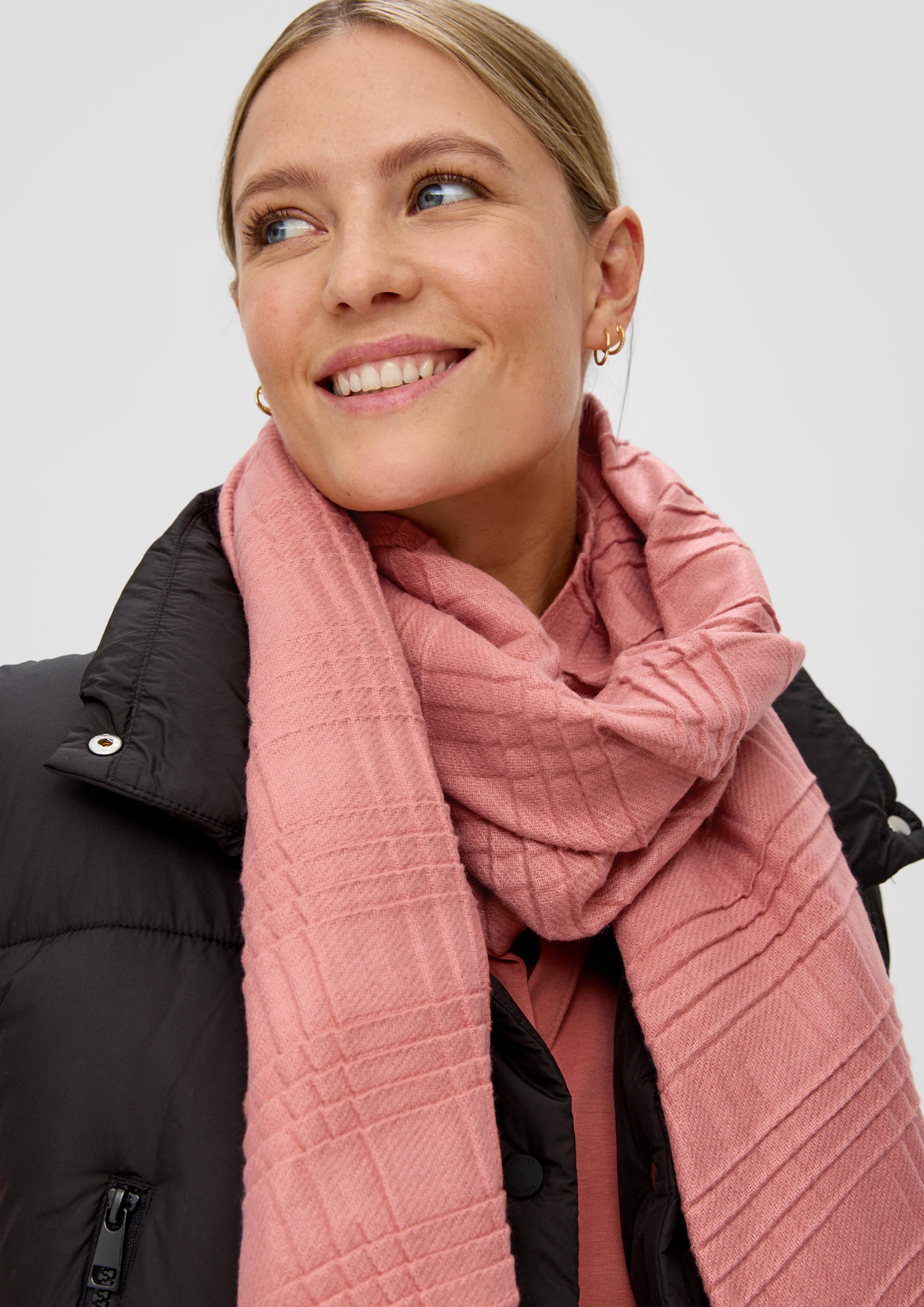 Schal mit Plisseefalten  2136505-2074