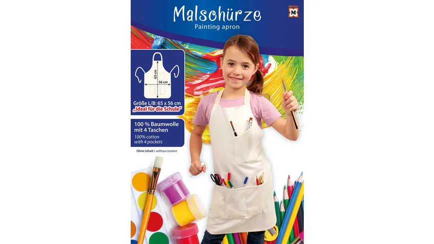 Müller Malschürze aus Baumwolle für Kinder