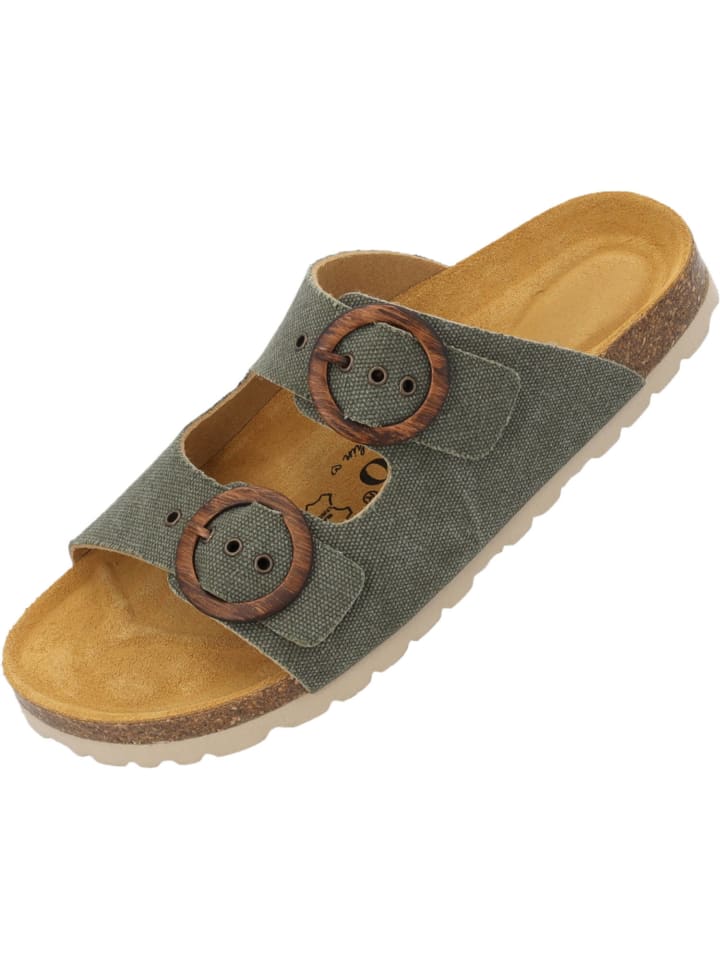 palado Pantoletten in olive günstig kaufen