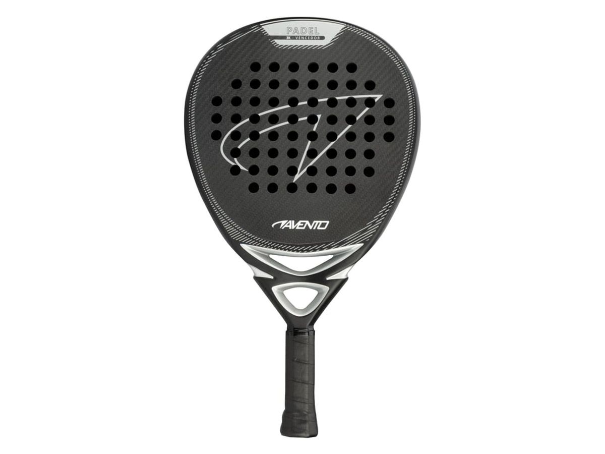 Avento Vencedor Schwarz/Silber Padelschläger