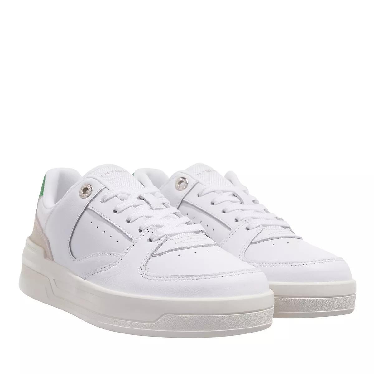 TOMMY HILFIGER Freizeit Schnürer weiss Low-Top Sneaker