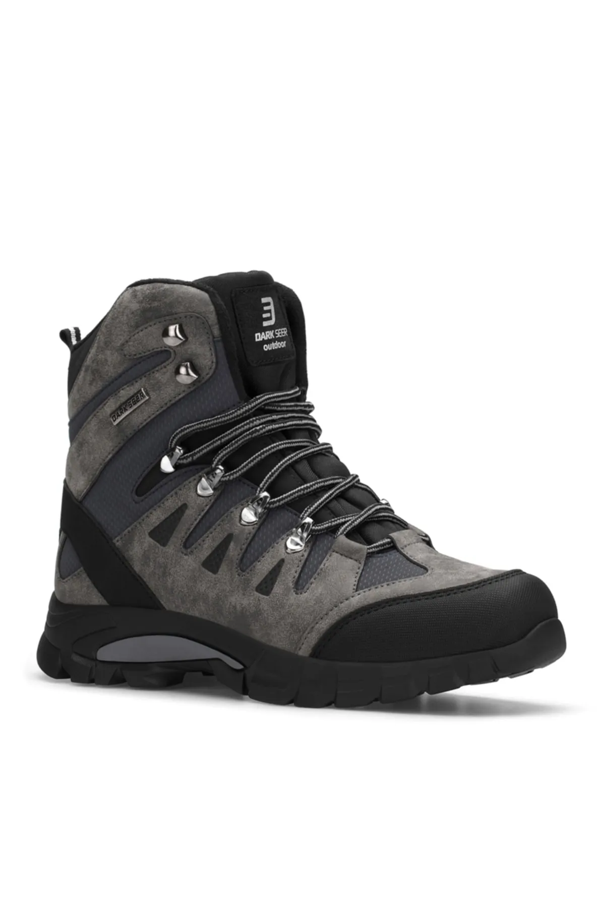 DARK SEER  Schwarz geräucherte Unisex-Outdoor-Trekkingstiefel DS.1633
